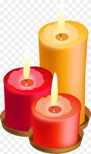 Candela decorativă